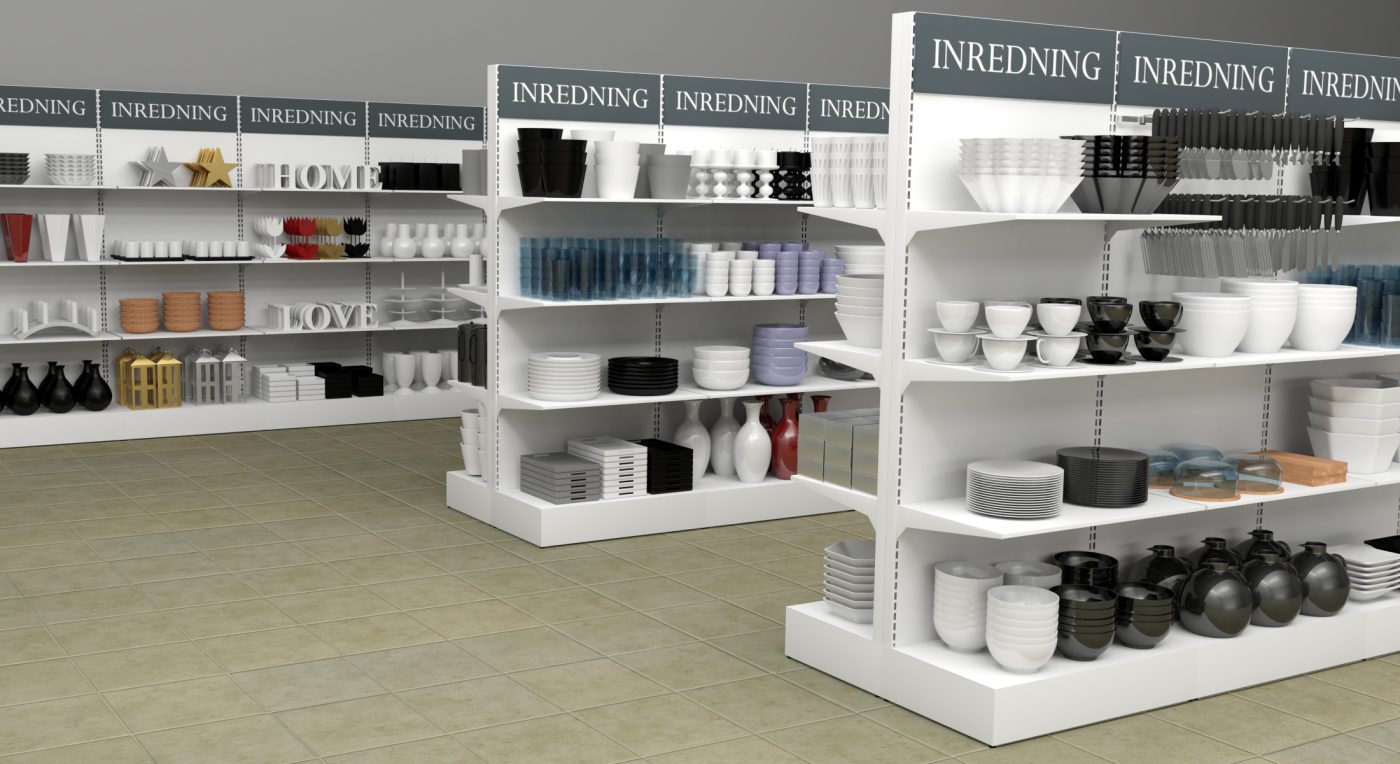 Snygg butiksinredning